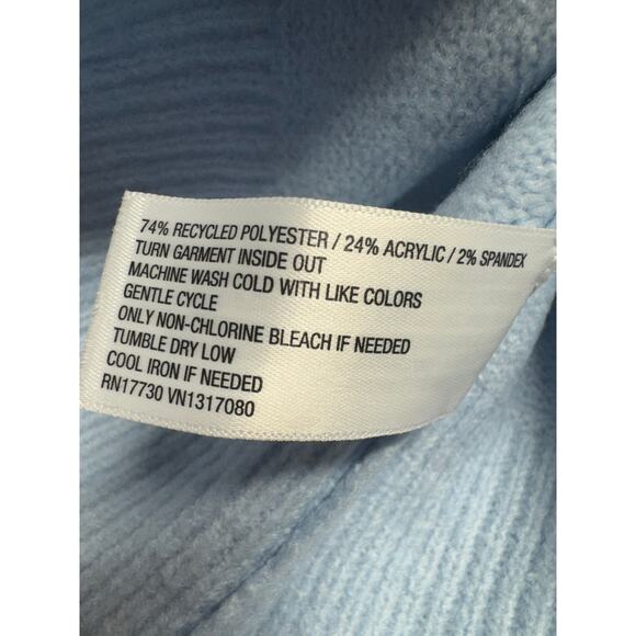 Universal Thread V Neck Sweater Womens L Blue Cashmere Like NWT - Picture 4 of 6